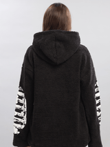 Marrow Black Hoodie - White Cobra