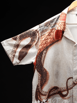 Desert Coil Camp Shirt - White Cobra