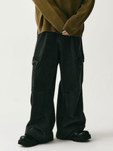 Neo - Cargo Denim Pants - White Cobra