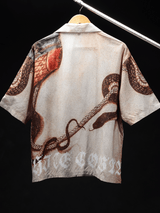 Desert Coil Camp Shirt - White Cobra