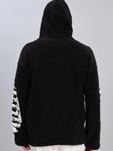 Marrow Black Hoodie - White Cobra