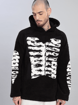 Marrow Black Hoodie - White Cobra