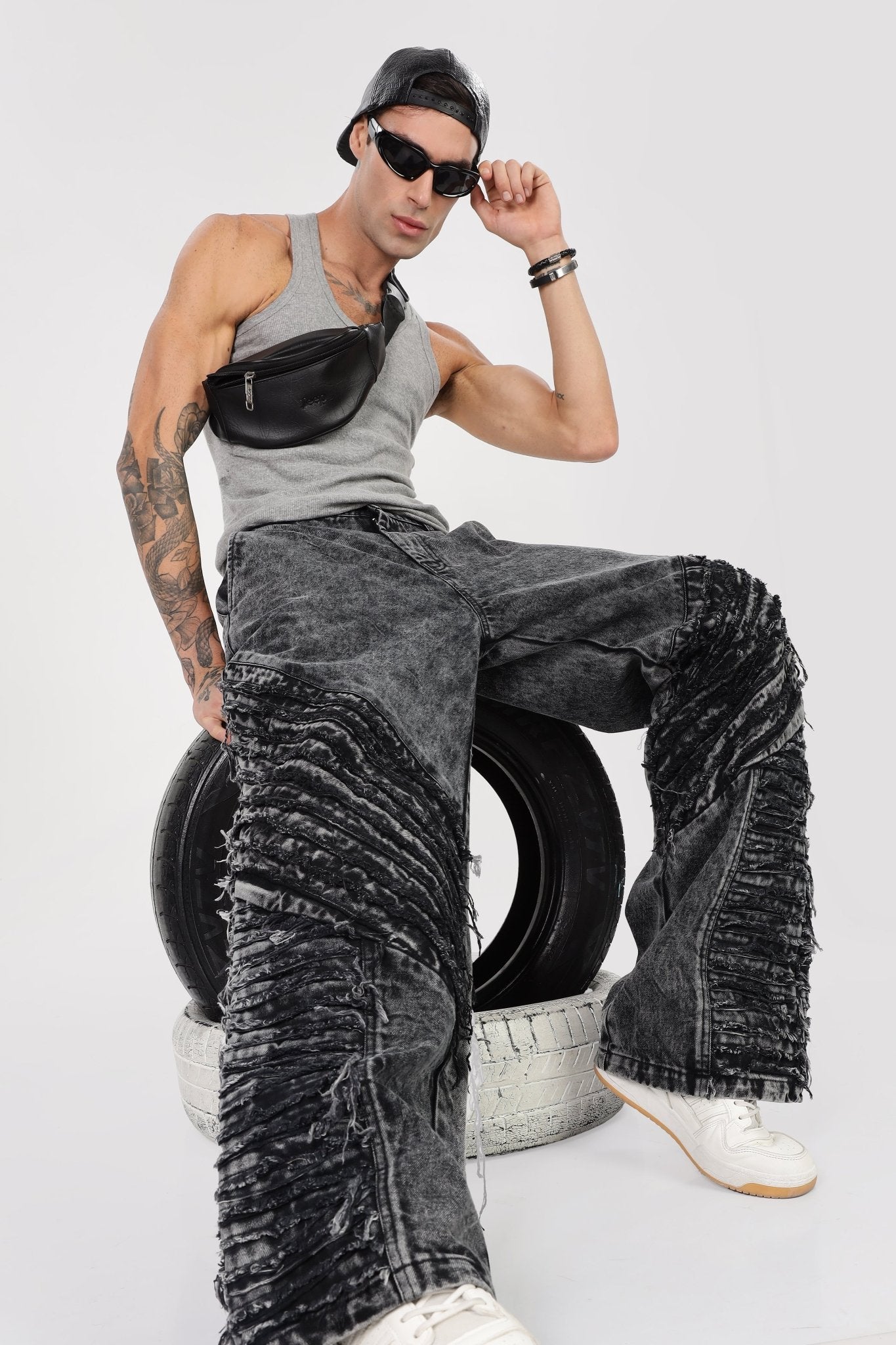 SUMMER SPRING BOTTOMS - White Cobra