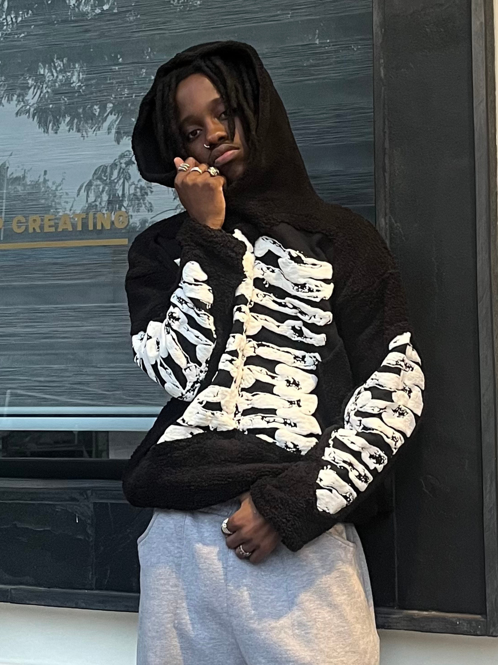 Marrow Black Hoodie