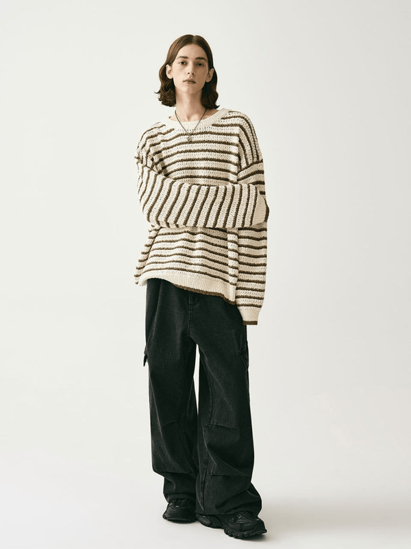 Neo - Cargo Denim Pants - White Cobra
