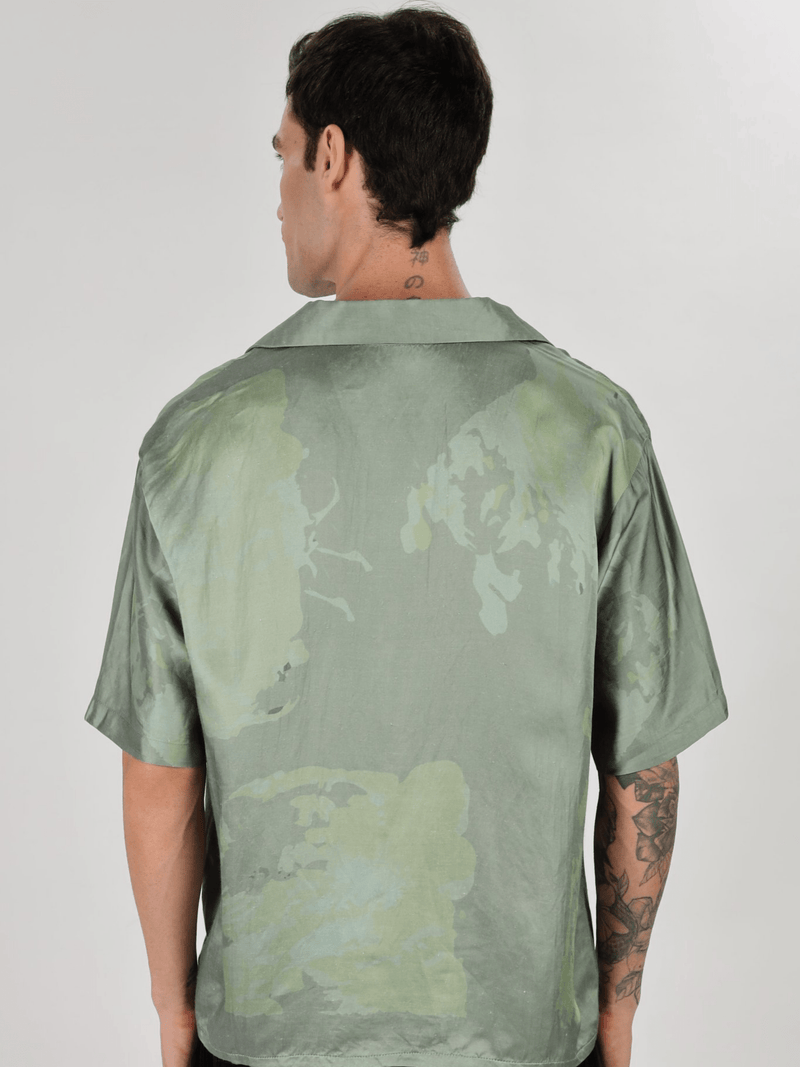 Nehebkau Cuban Shirt - White Cobra