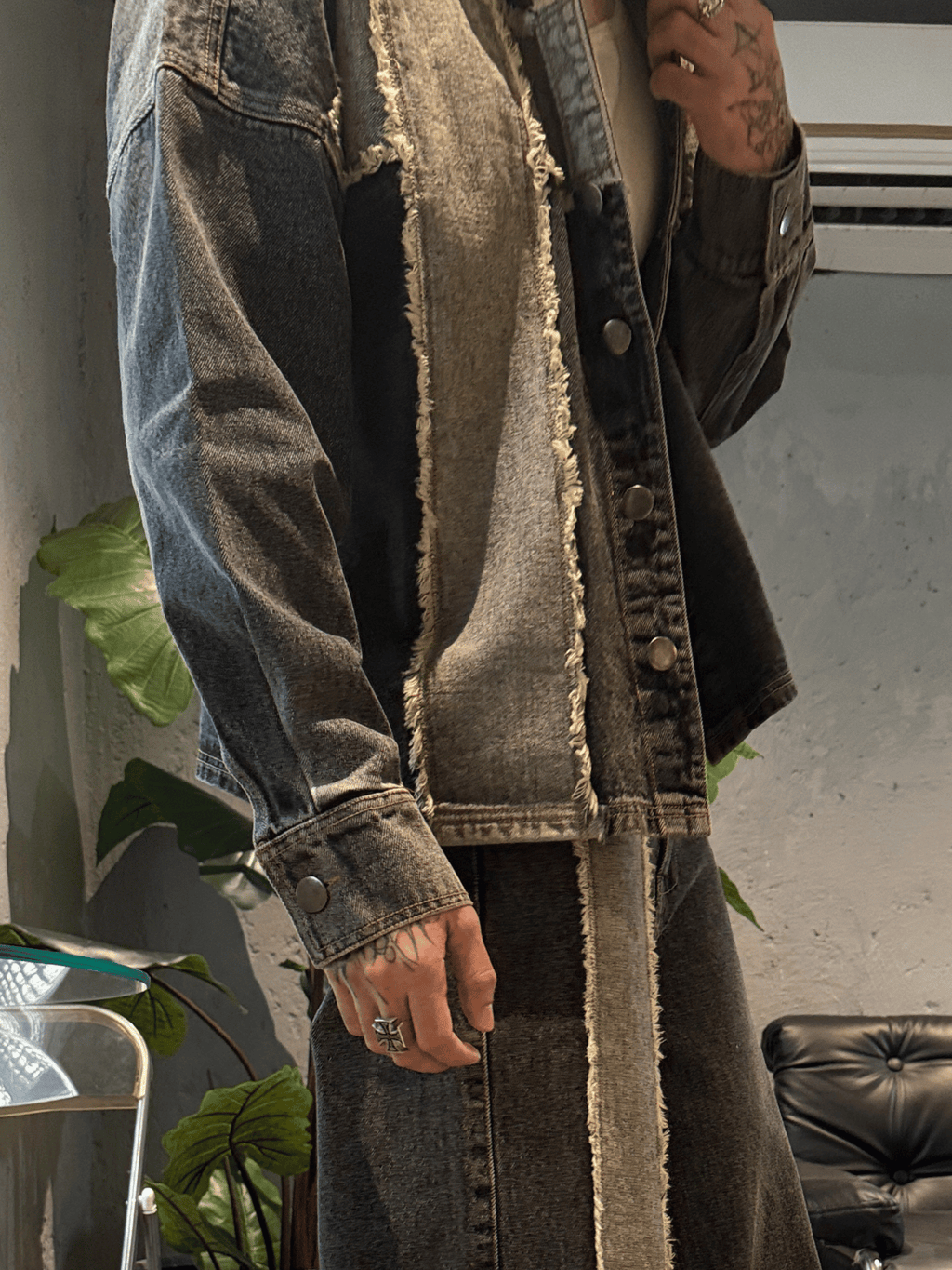 Undercut Denim Suit