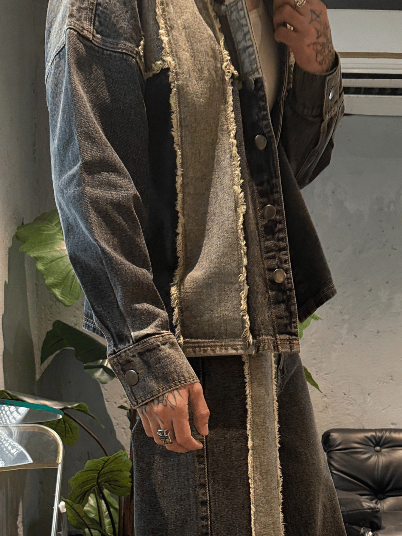 Undercut Denim Suit