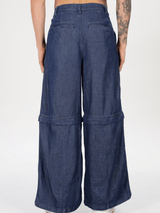 Venom Split Denim - White Cobra