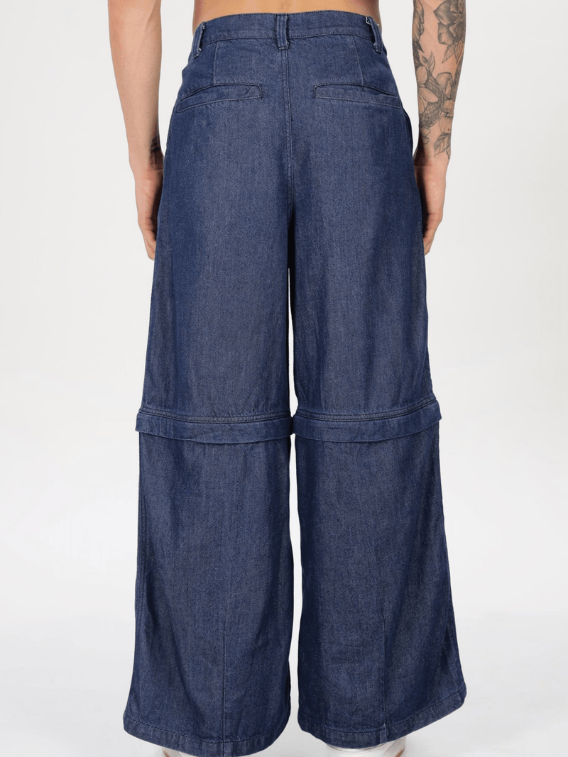 Venom Split Denim - White Cobra