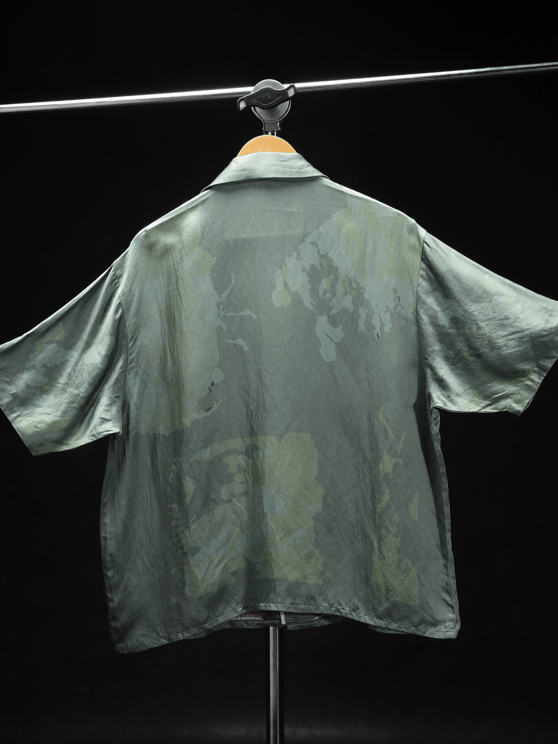 Nehebkau Cuban Shirt - White Cobra