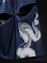 Venom Split Denim - White Cobra