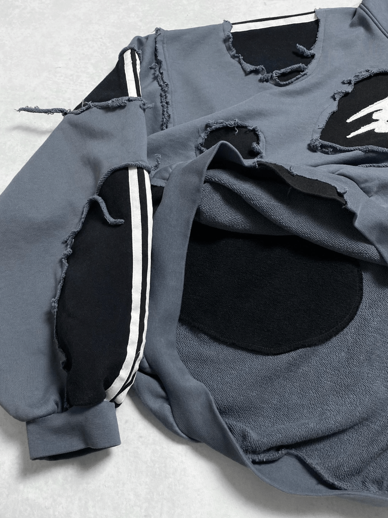 Ripped Stripes Hoodie