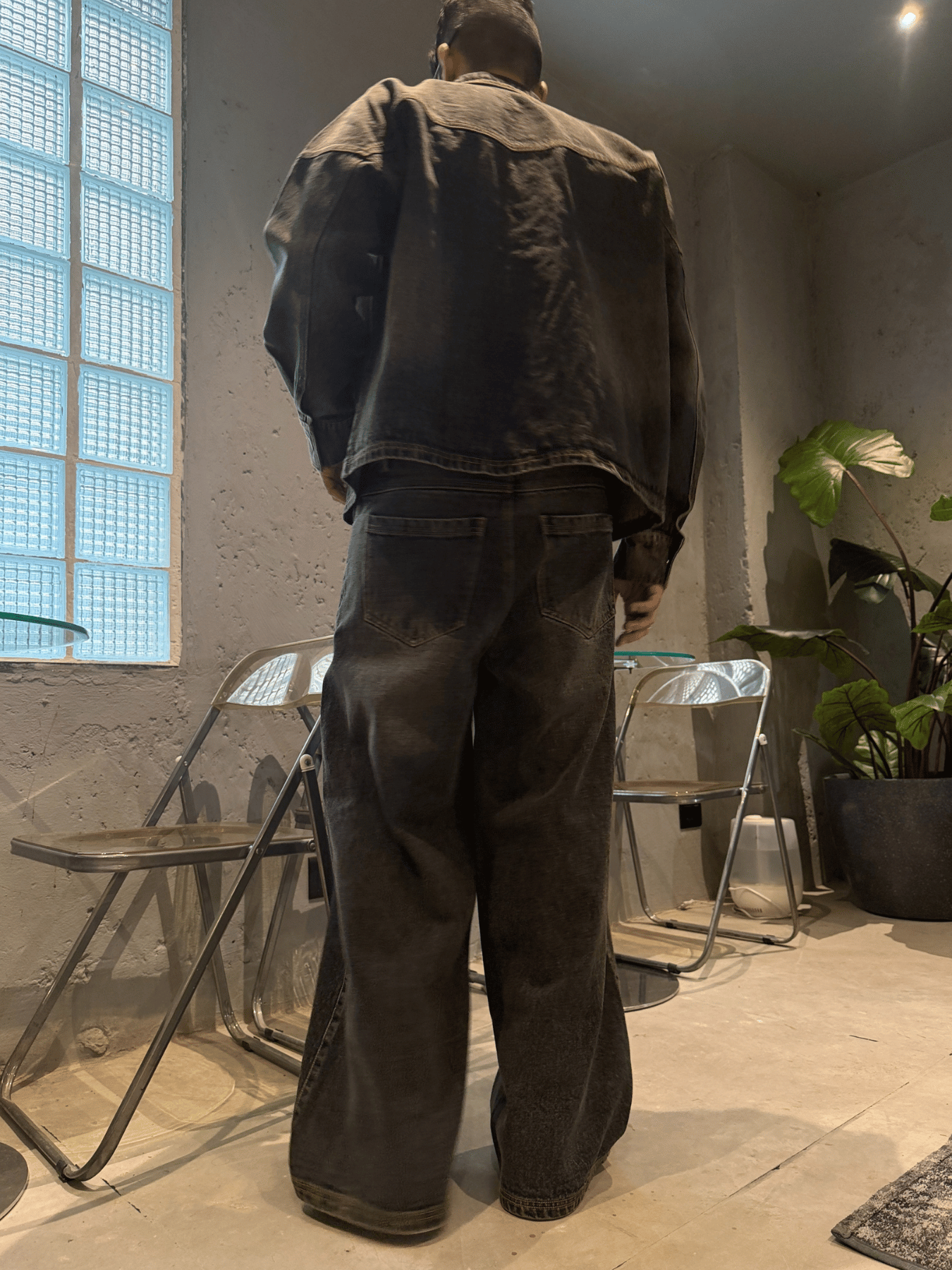 Undercut Denim Suit